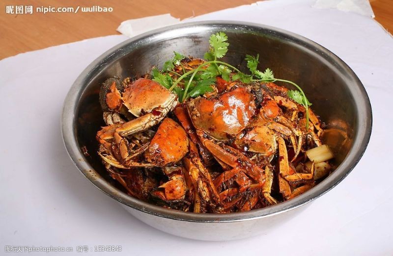 油焖蟹图片素材