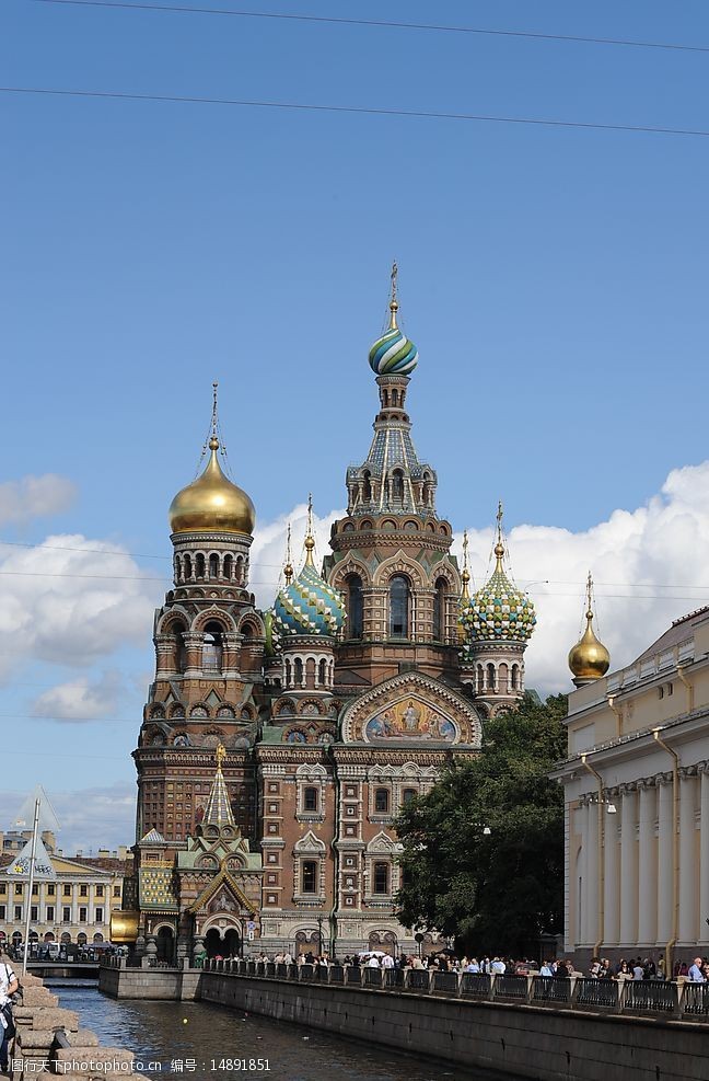 俄罗斯建筑莫斯科东正教堂图片