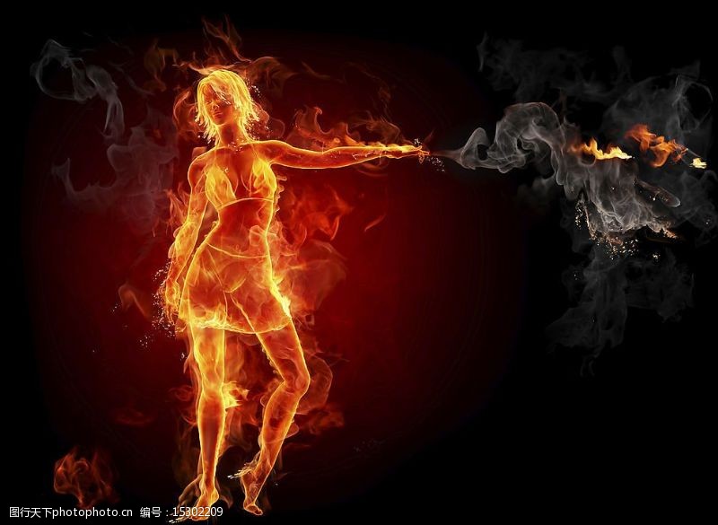 女性高清图片燃烧女性图片