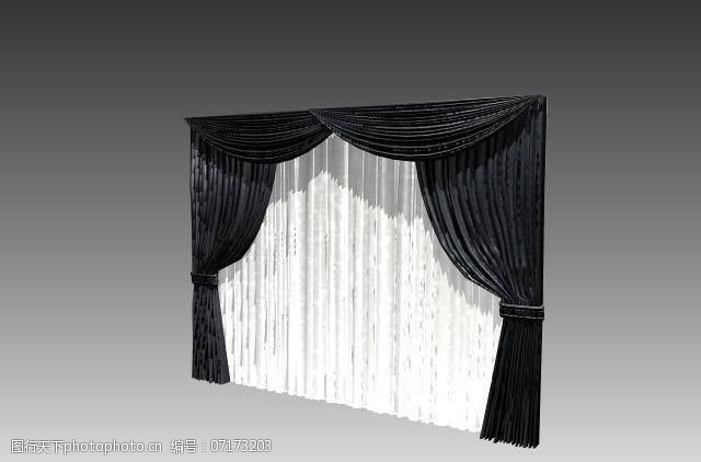 欧式窗帘免费下载欧式窗帘3d模型图片