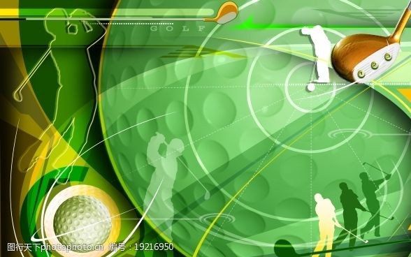 高尔夫运动抽象运动图片
