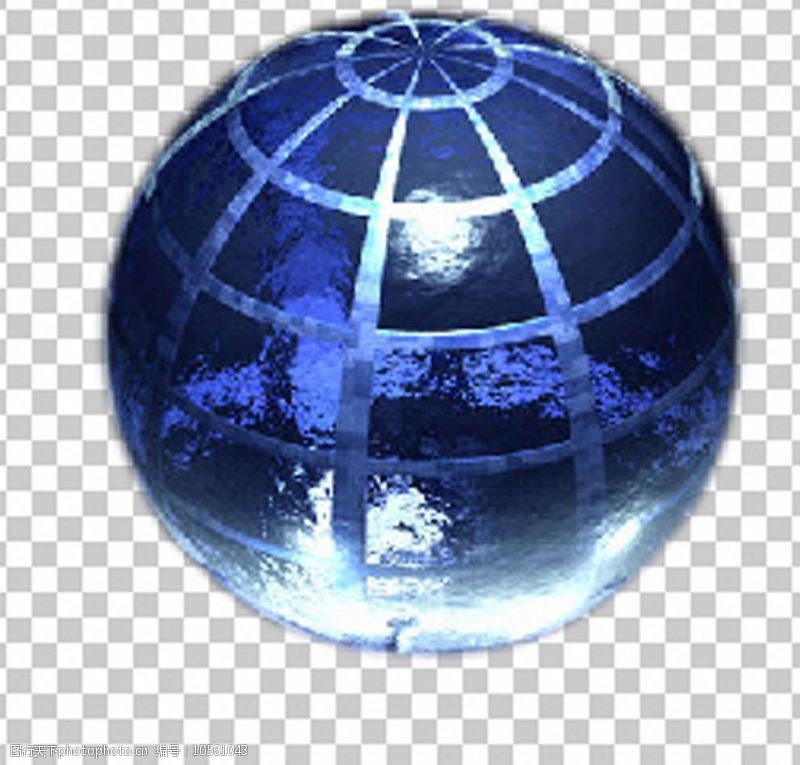 水晶球水晶地球图片