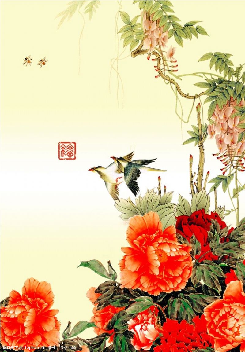 毛毛鱼古典中国风图片