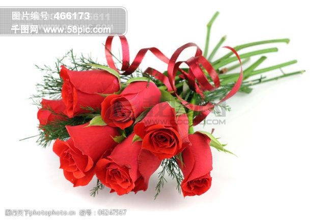 sxzj高精度一束红色玫瑰花图片素材