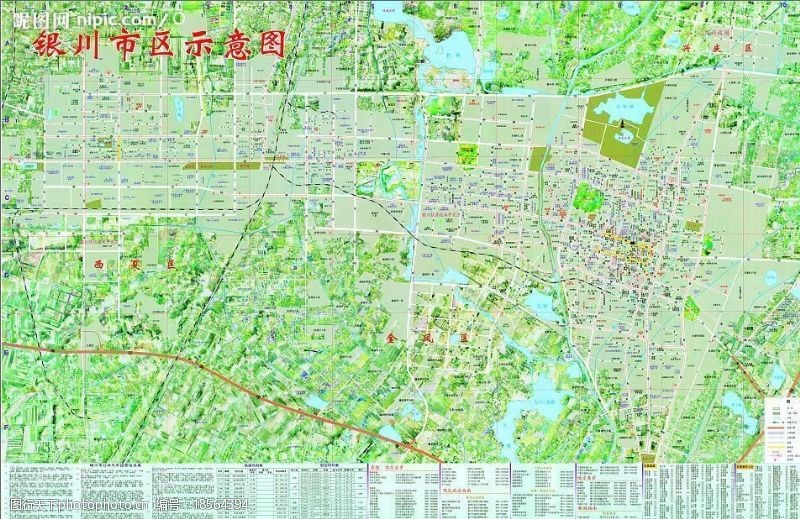 公共汽车银川市区旅游线路图图片