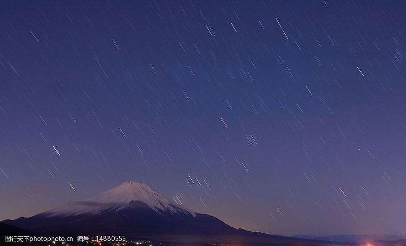 山梨富士山夜景图片免费下载 山梨富士山夜景素材 山梨富士山夜景模板 图行天下素材网