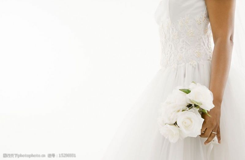 女性高清图片新娘花束图片素材