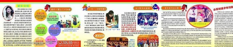 连氏珠心算东方金子塔宣传内页图片