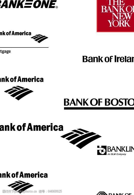 bank美国各银行logo标志图片