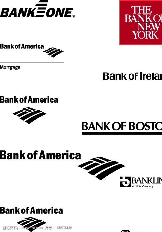 bank美国各银行logo标志图片