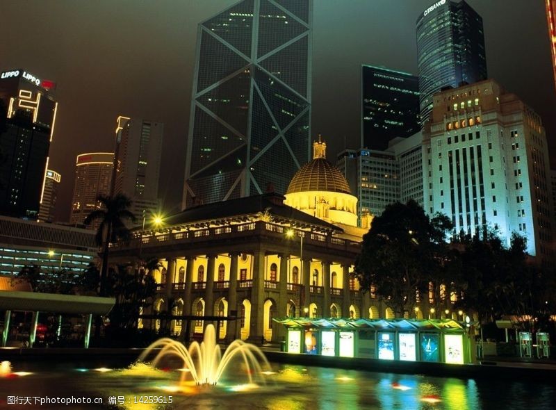 夜港香港图片