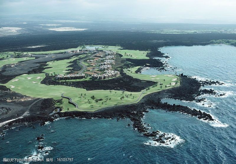 高尔夫球夏威夷岛图片