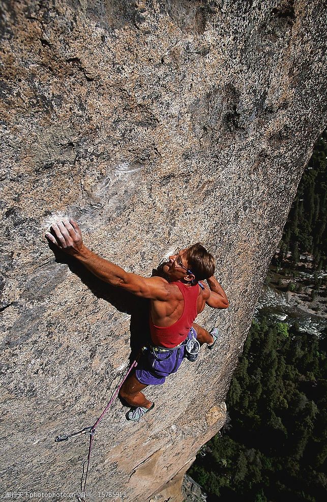极限运动攀岩体育运动图片