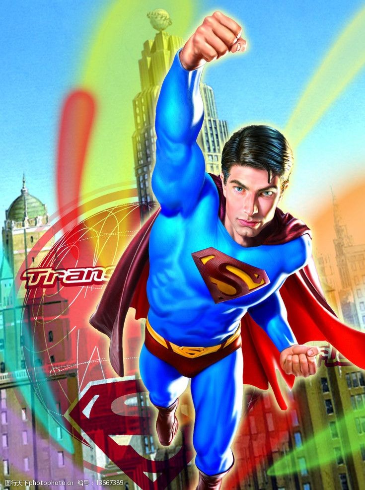 250dpi美国漫画英雄人物超人SUPERMAN1图片