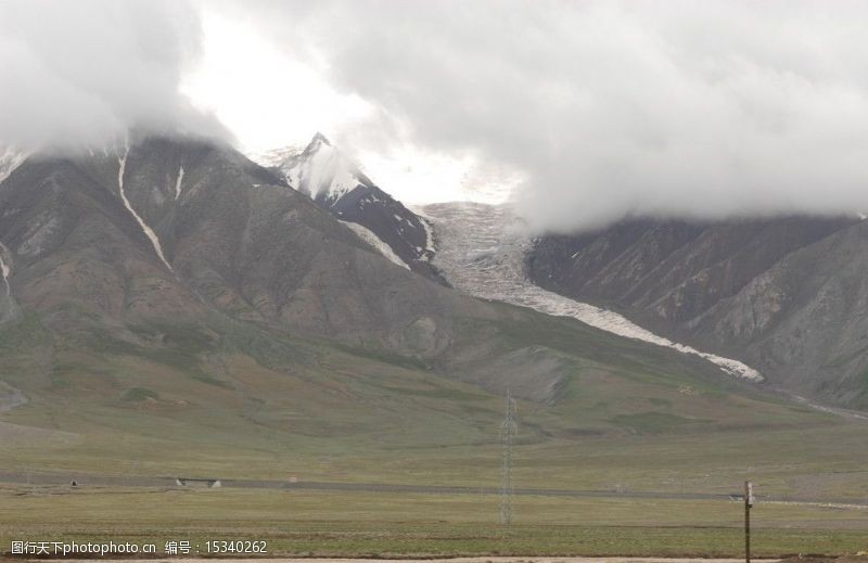 青藏铁路冰川图片