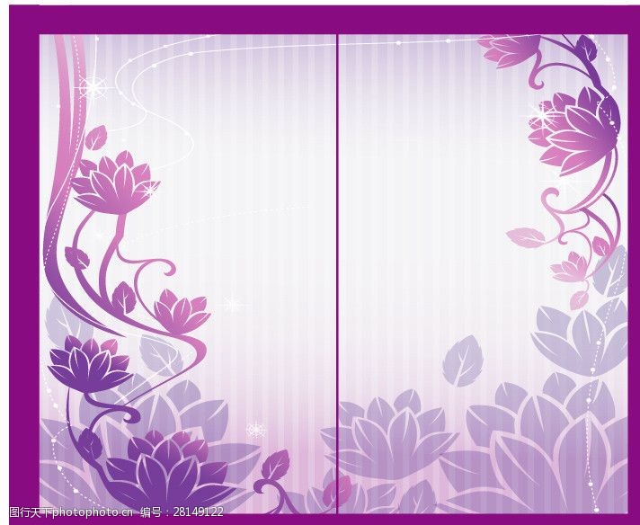 建筑公司紫色花纹移动门户设计图源文件下载